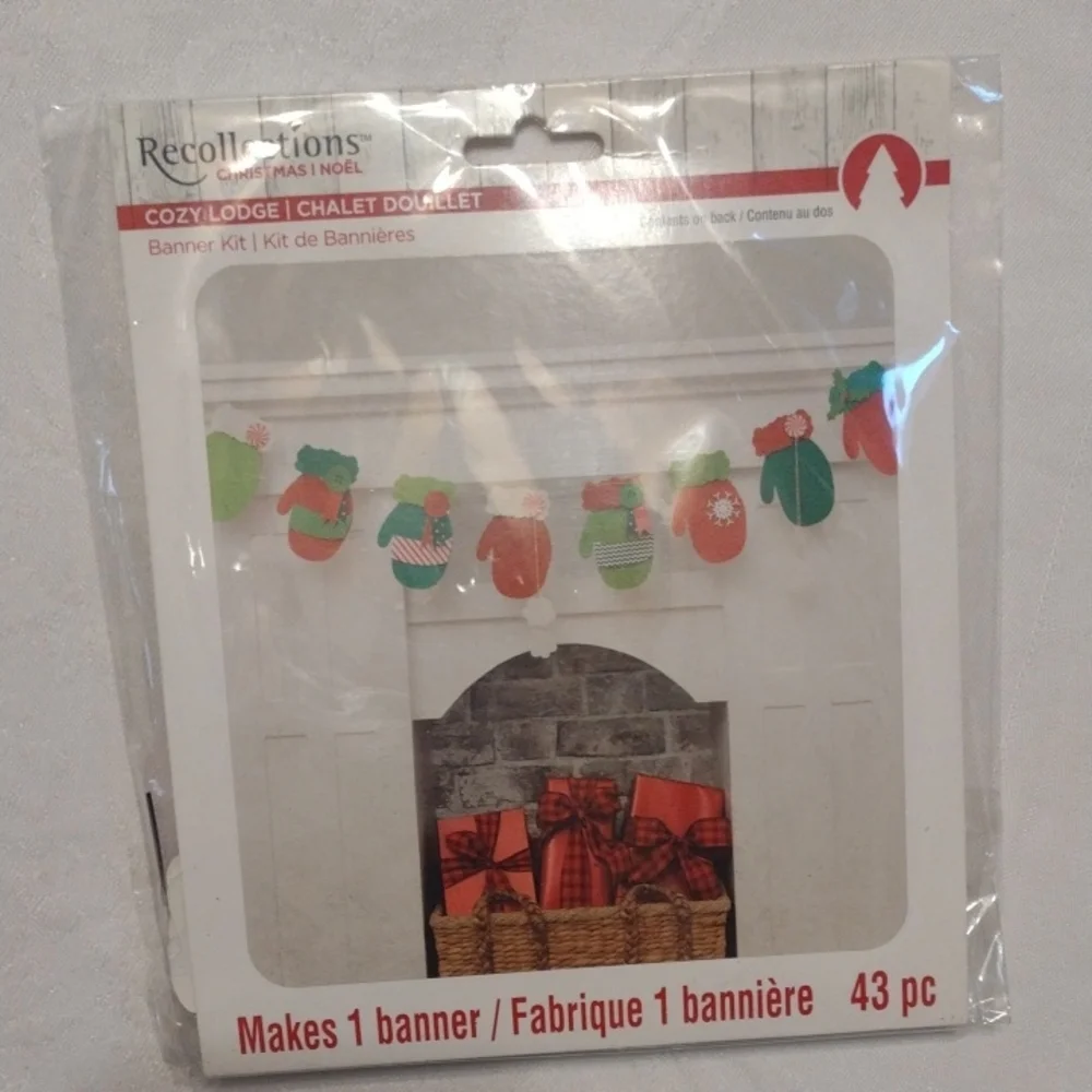 Recollections Cozy Lodge Holiday Banner Kit